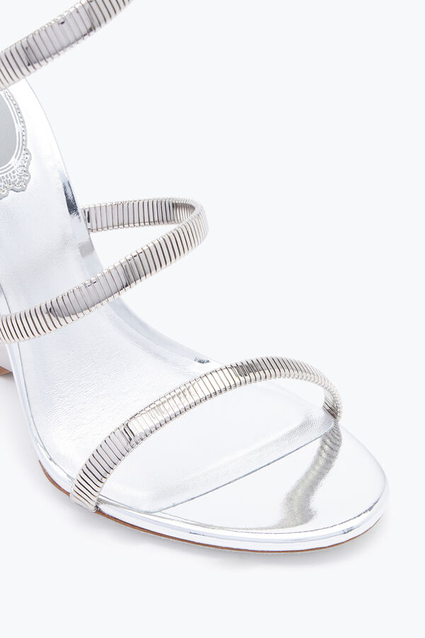 jeweled symphony speglade silver sandal 105 rene caovilla