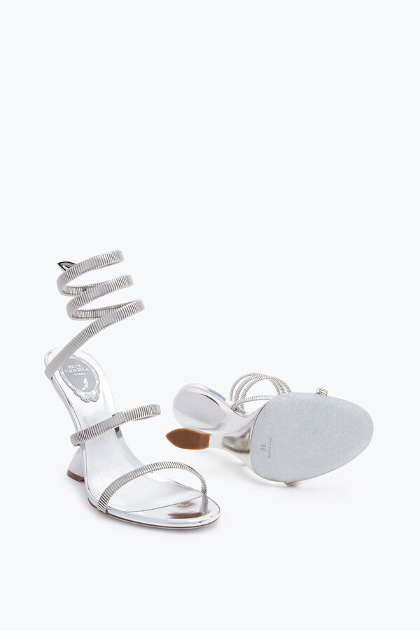 jeweled symphony speglade silver sandal 105 rene caovilla