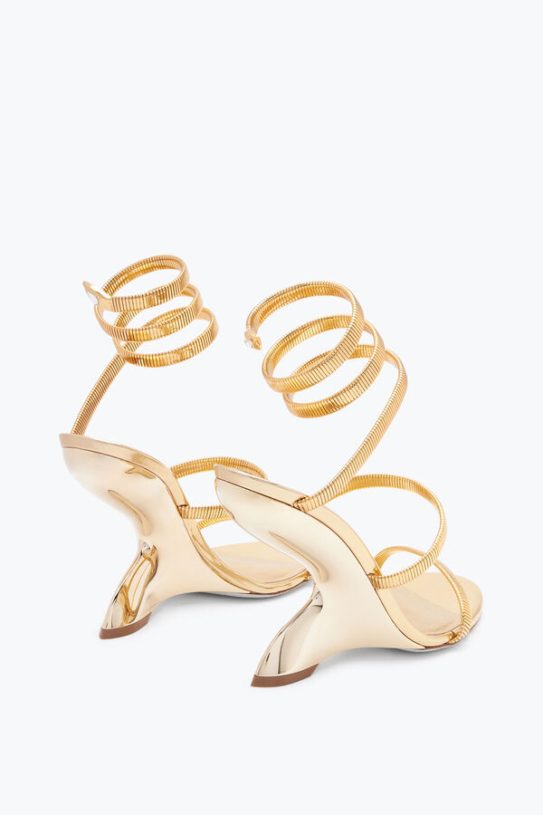 jeweled symphony speglade guld sandal 105 rene caovilla
