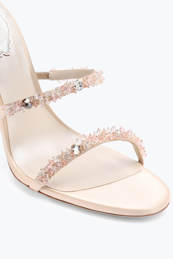 jeweled cinderella naken sandal med ormen 105 rene caovilla