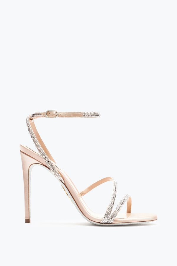jeweled irina naken sandal med kristaller 105 rene caovilla