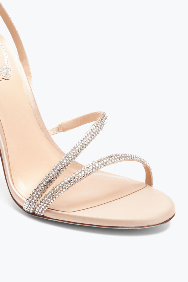 jeweled irina naken sandal med kristaller 105 rene caovilla