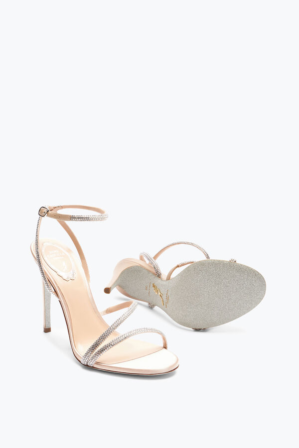 jeweled irina naken sandal med kristaller 105 rene caovilla