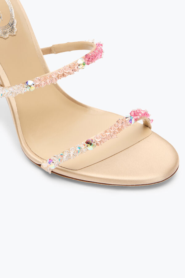 jeweled cinderella barbie rosa sandal med ormen 105 rene caovilla