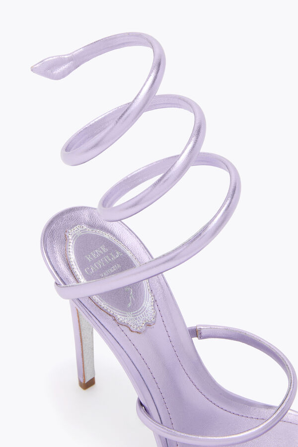 jeweled cleo metallic lila sandal 105 rene caovilla