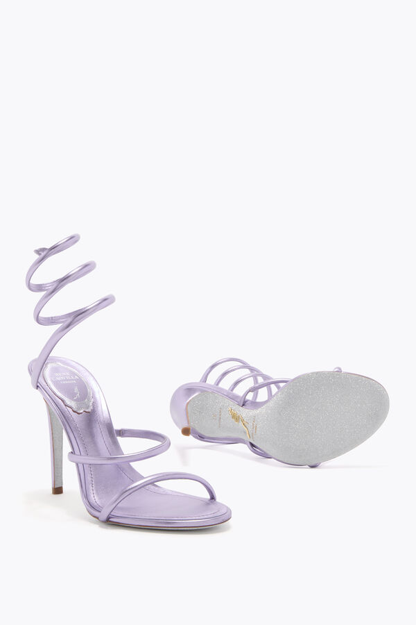jeweled cleo metallic lila sandal 105 rene caovilla