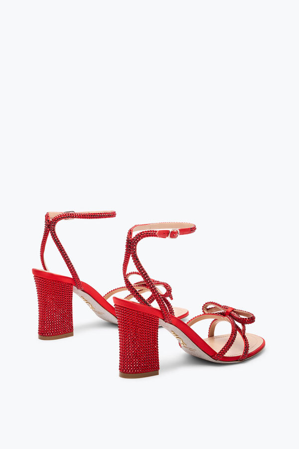 jeweled nicole rÖd sandal 80 rene caovilla