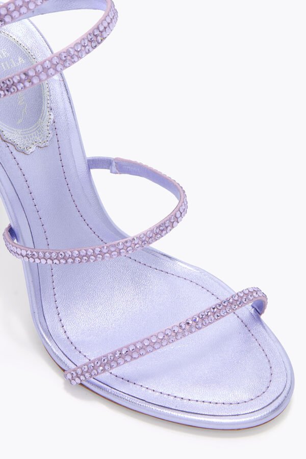 jeweled cleo blÅregn sandal 105 rene caovilla