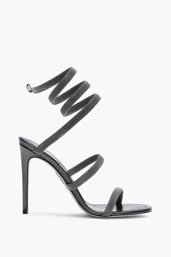 jeweled trigold cleo antracit sandal 105 rene caovilla