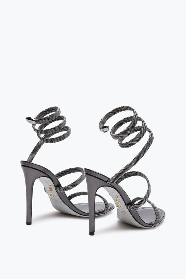 jeweled trigold cleo antracit sandal 105 rene caovilla
