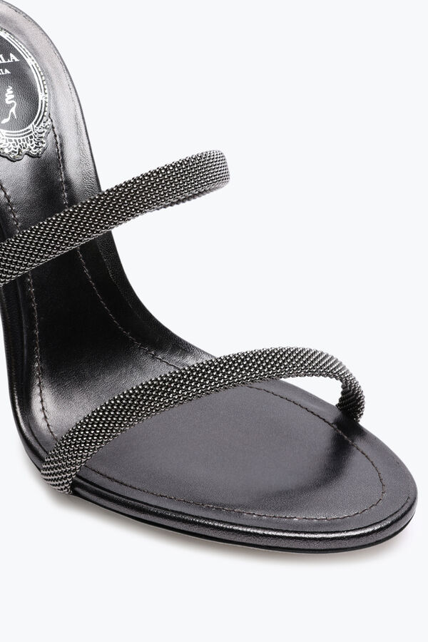 jeweled trigold cleo antracit sandal 105 rene caovilla
