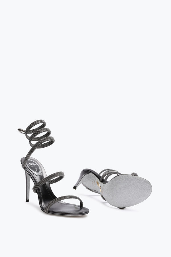 jeweled trigold cleo antracit sandal 105 rene caovilla