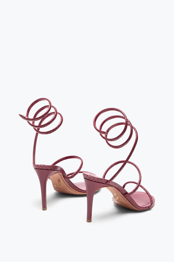 jeweled cleo bourgogne ayers lÄder sandal 80 rene caovilla