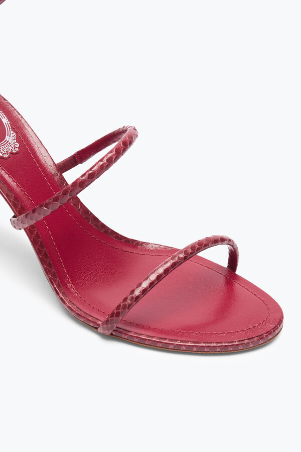jeweled cleo bourgogne ayers lÄder sandal 80 rene caovilla