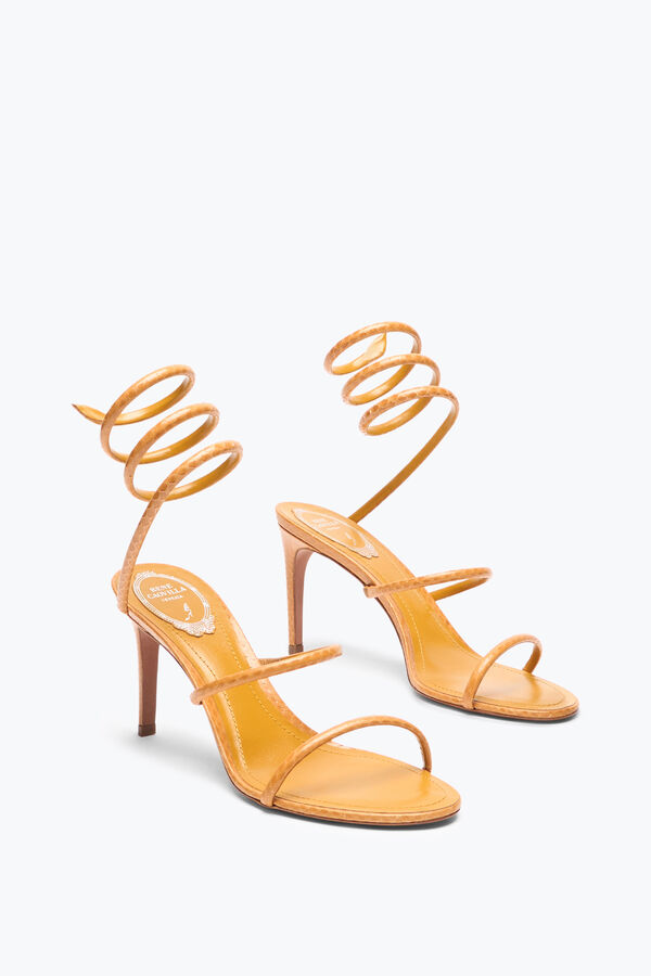 jeweled cleo amber ayers lÄder sandal 80 rene caovilla