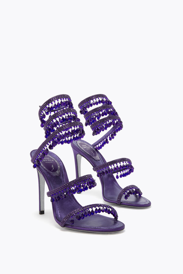 jeweled ljuskrona lila sandal 105 rene caovilla