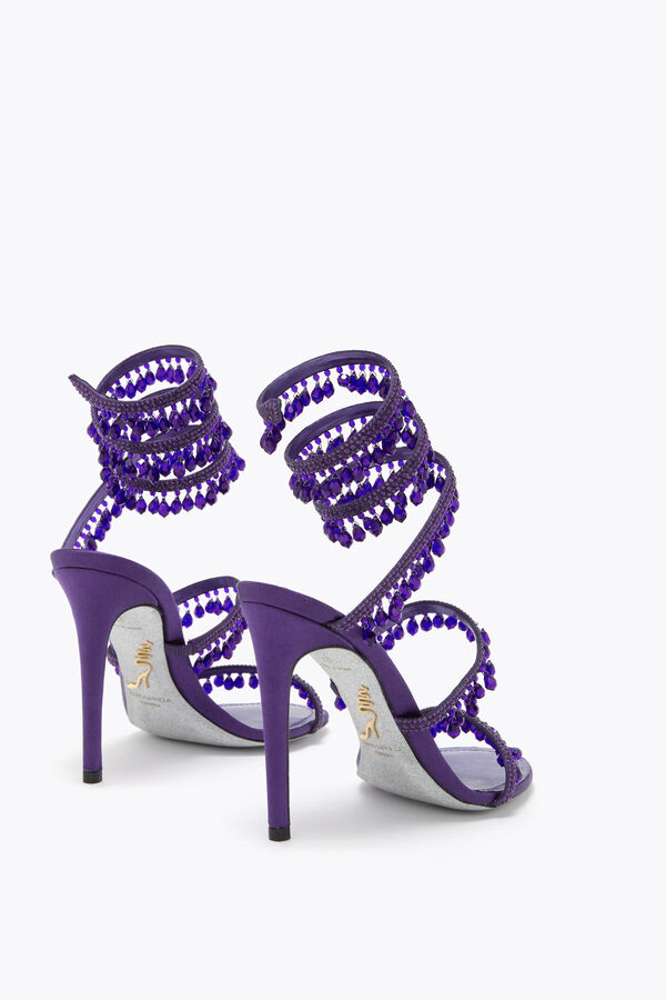 jeweled ljuskrona lila sandal 105 rene caovilla
