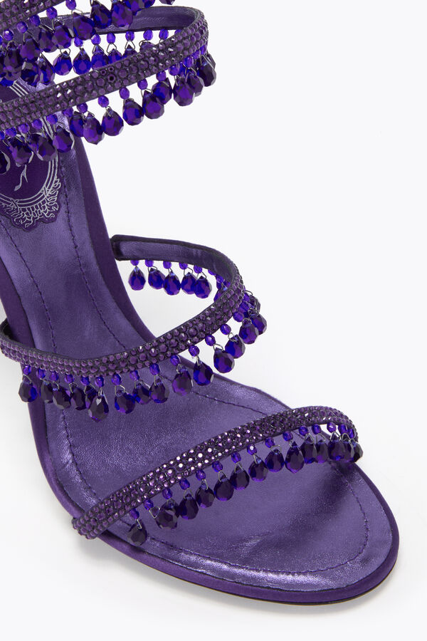 jeweled ljuskrona lila sandal 105 rene caovilla
