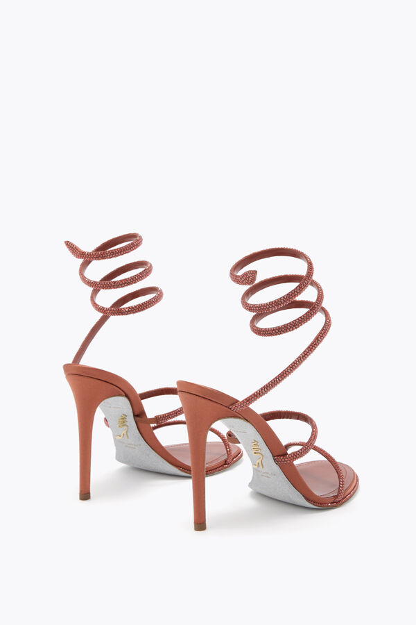 jeweled cleo mocka mousse sandal 105 rene caovilla