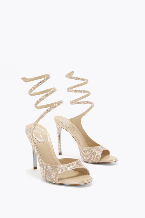 jeweled audrey guld sandal 105 rene caovilla