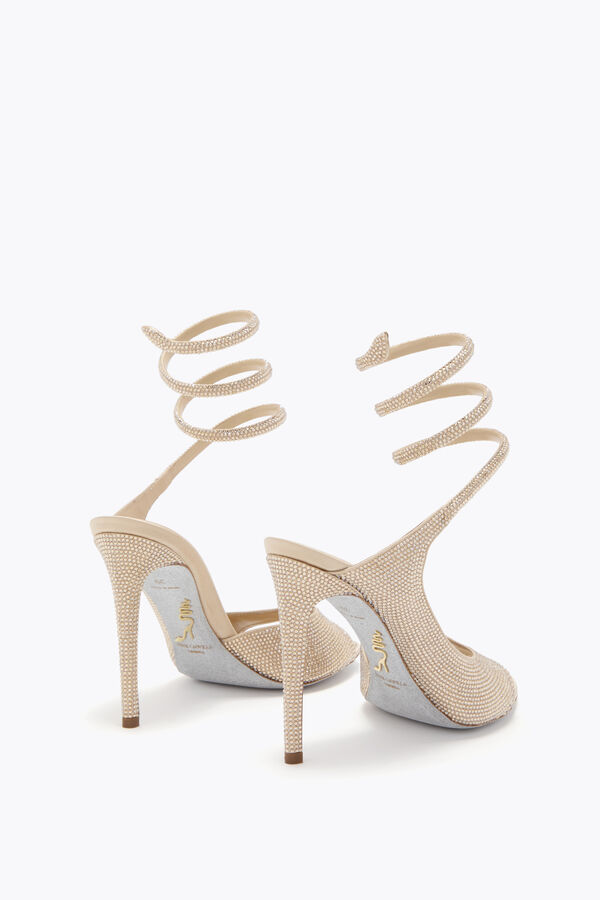 jeweled audrey guld sandal 105 rene caovilla