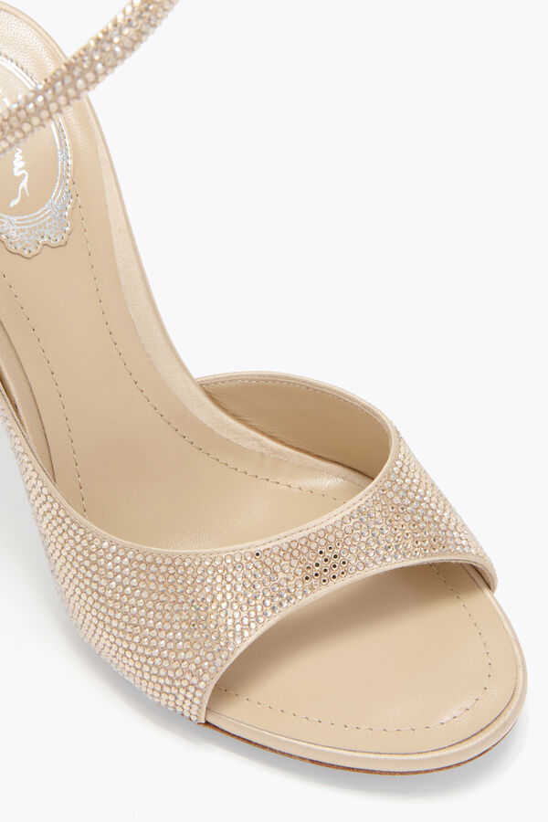 jeweled audrey guld sandal 105 rene caovilla