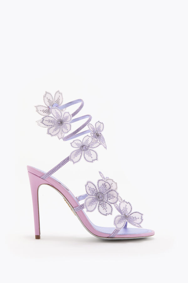 jeweled persika blomma blÅregn sandal 105 rene caovilla