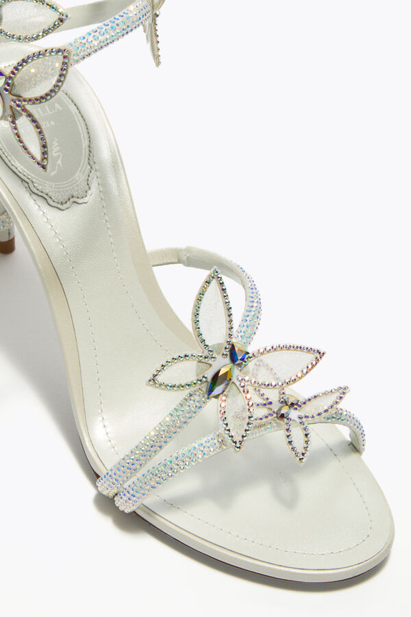 jeweled margot vit sandal med fjÄrilar 80 rene caovilla