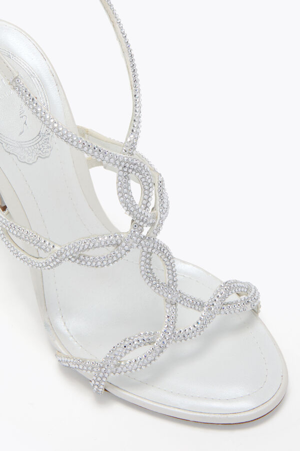 jeweled delila vit sandal 105 rene caovilla
