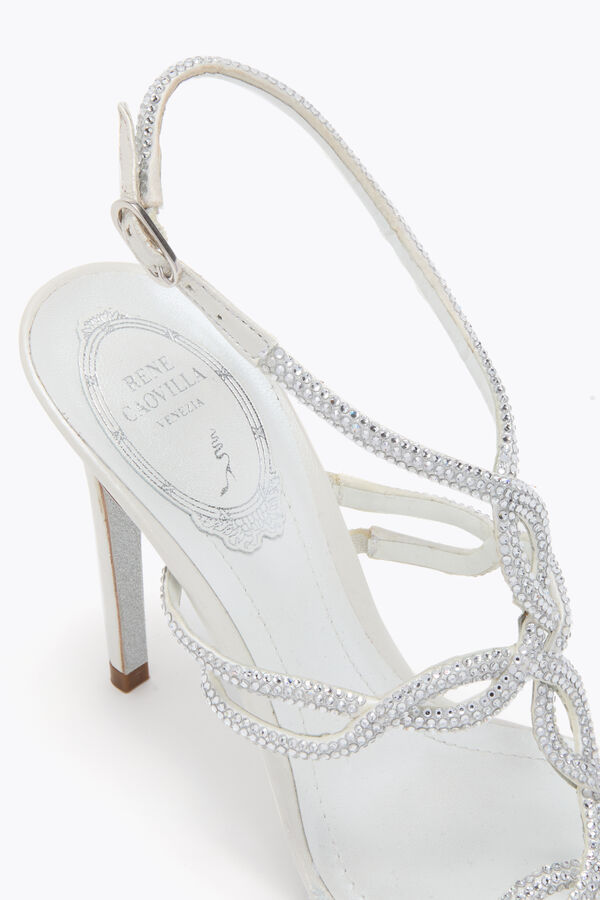 jeweled delila vit sandal 105 rene caovilla