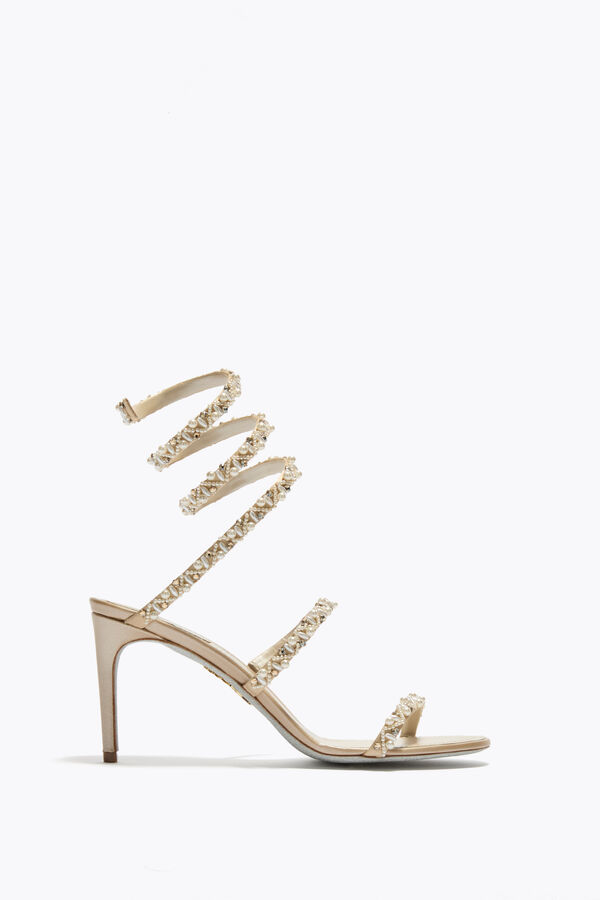 jeweled gyllene honung sandal 80 rene caovilla