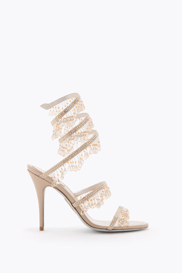 jeweled jahanara guld sandal 100 rene caovilla