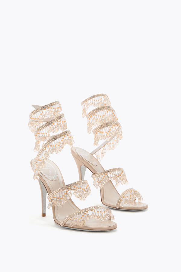jeweled jahanara guld sandal 100 rene caovilla