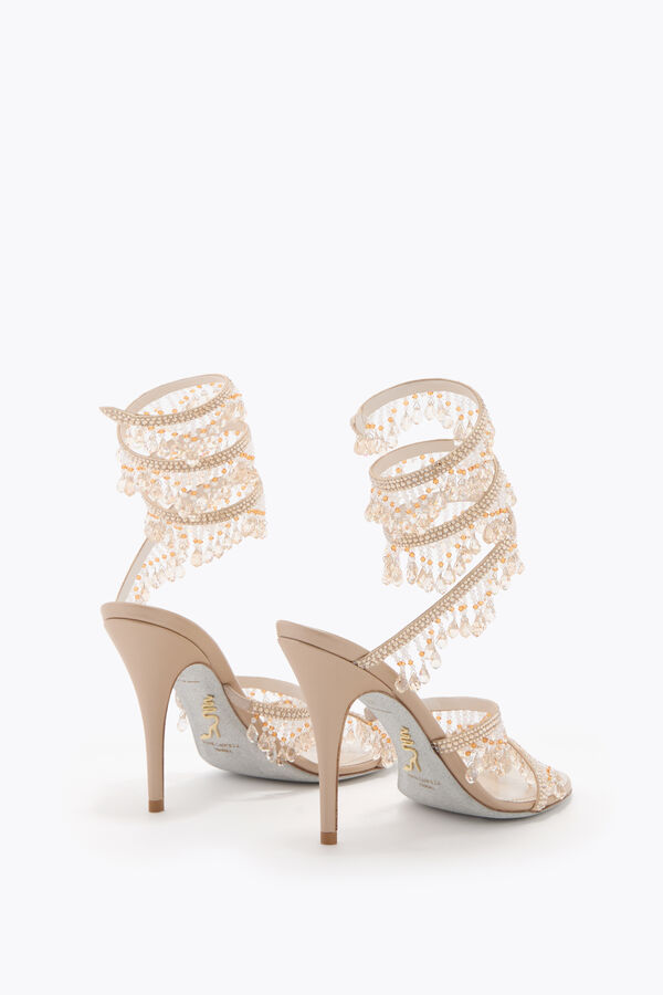 jeweled jahanara guld sandal 100 rene caovilla