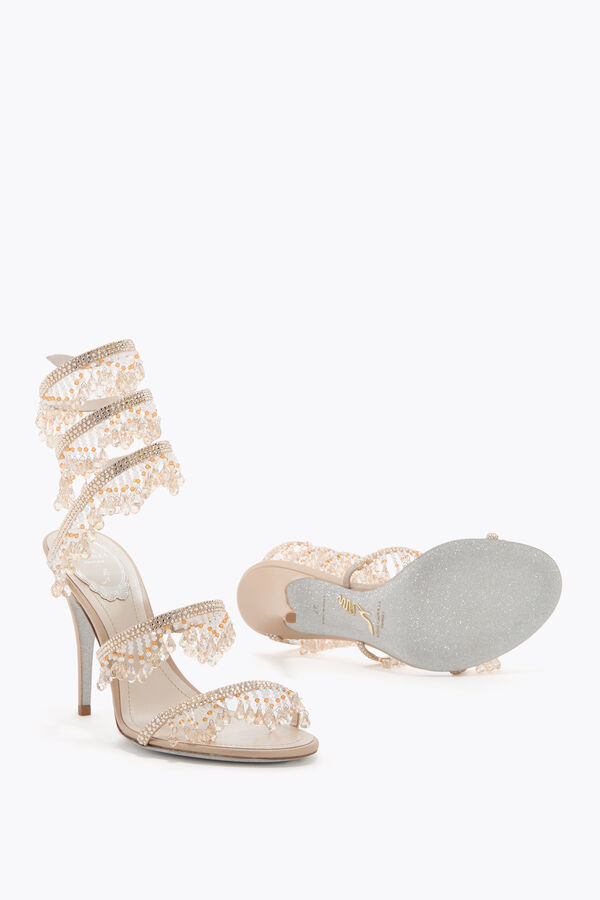 jeweled jahanara guld sandal 100 rene caovilla
