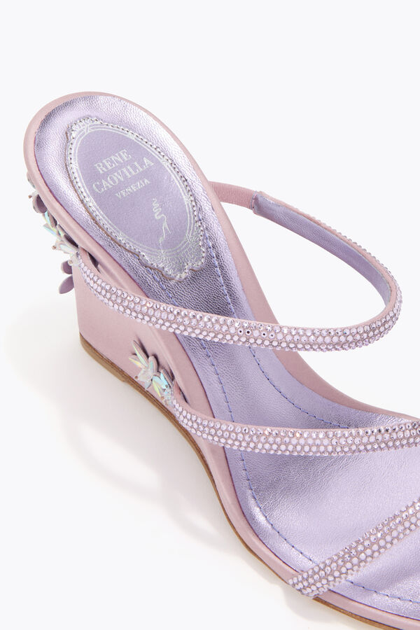 jeweled eva lila wedge sandal 80 rene caovilla