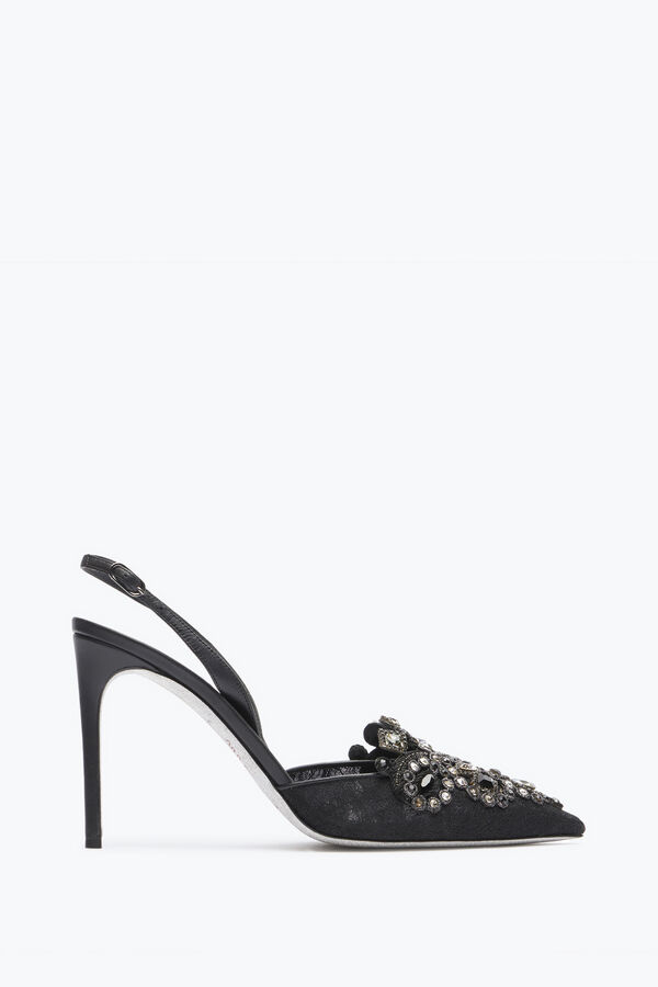 jeweled högklackade slingbacks veneziana rene caovilla
