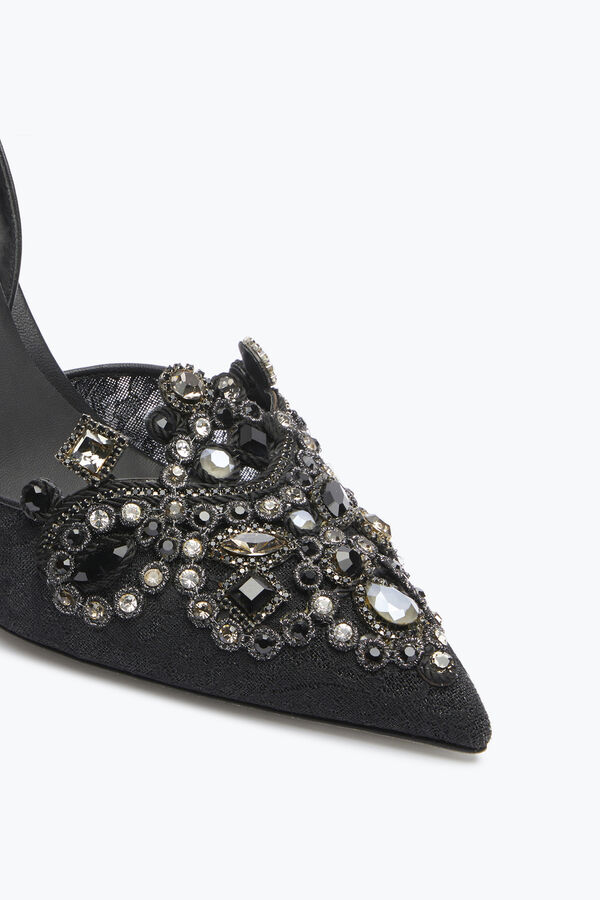 jeweled högklackade slingbacks veneziana rene caovilla