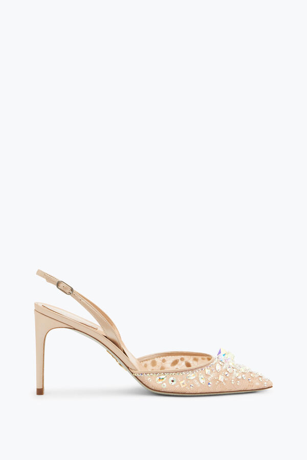 jeweled cinderella naken slingback 80 rene caovilla