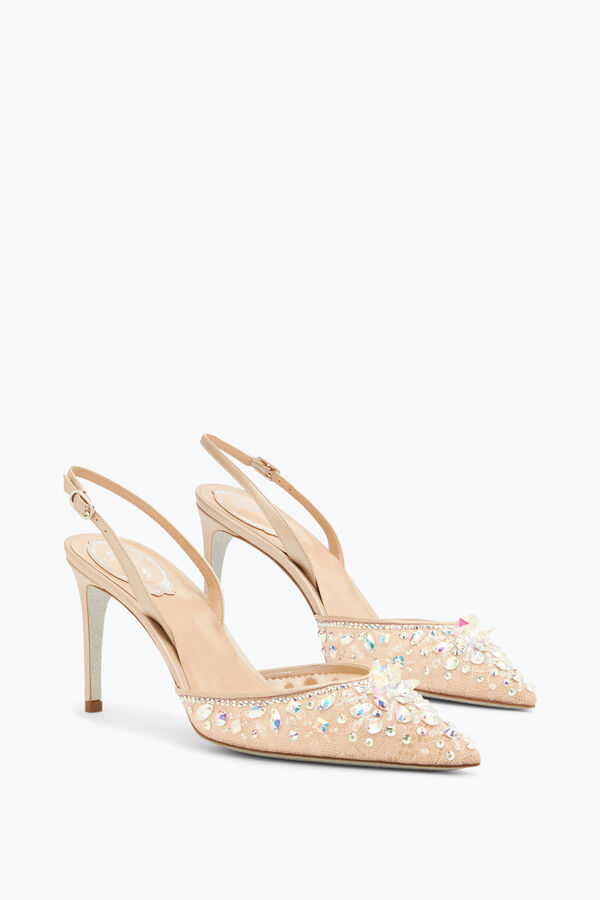 jeweled cinderella naken slingback 80 rene caovilla