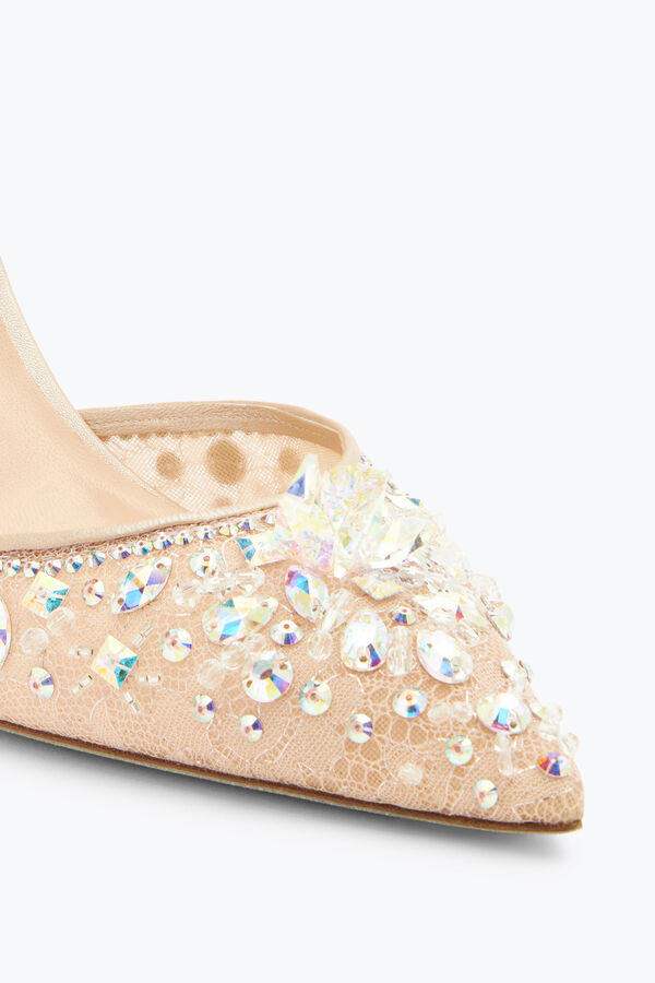 jeweled cinderella naken slingback 80 rene caovilla