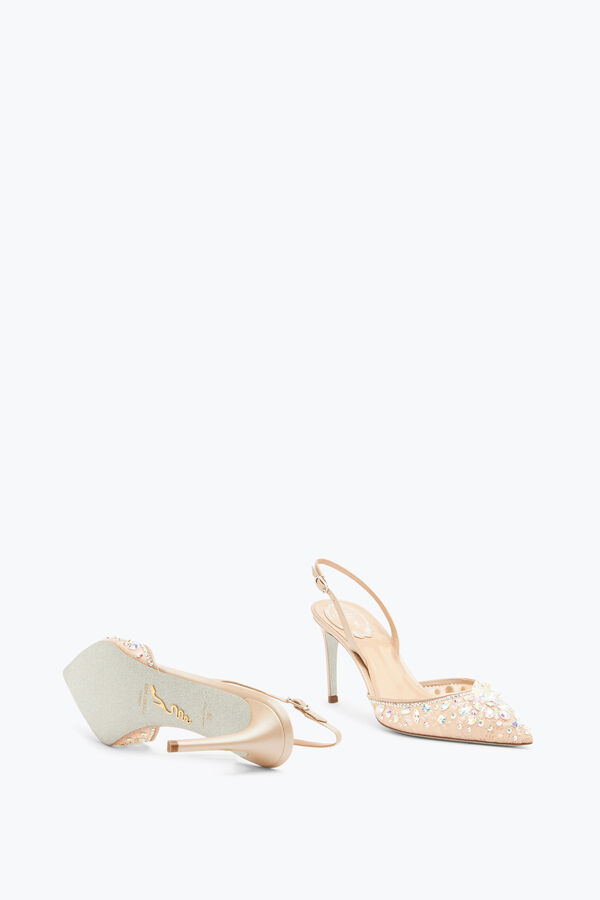 jeweled cinderella naken slingback 80 rene caovilla