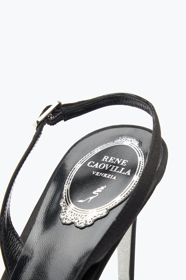 jeweled barbara svart slingback 80 rene caovilla