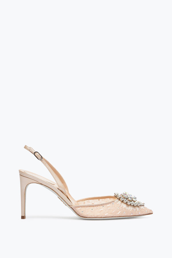 jeweled barbara naken slingback 80 rene caovilla