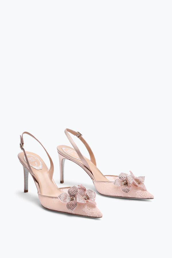 jeweled floriane puderrosa slingback 80 rene caovilla