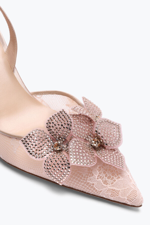 jeweled floriane puderrosa slingback 80 rene caovilla