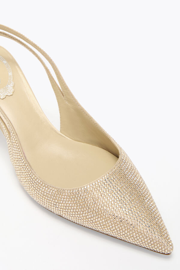 jeweled olivia guld slingback 50 rene caovilla