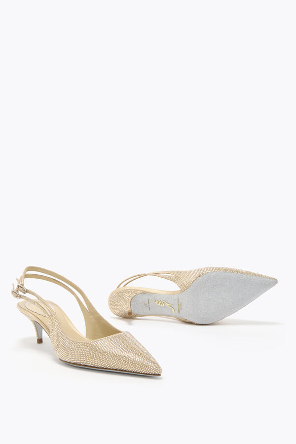 jeweled olivia guld slingback 50 rene caovilla