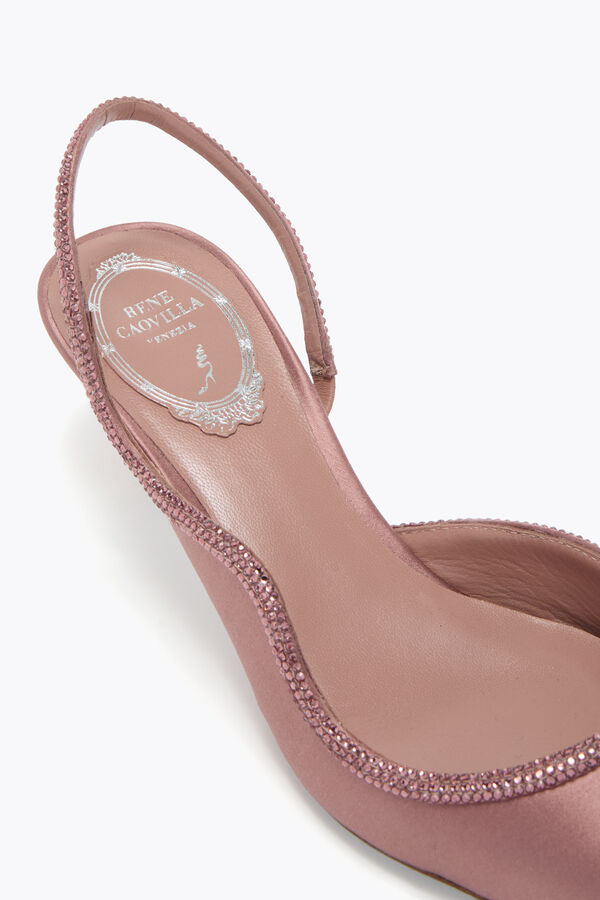 jeweled onda blush pink slingback 50 rene caovilla