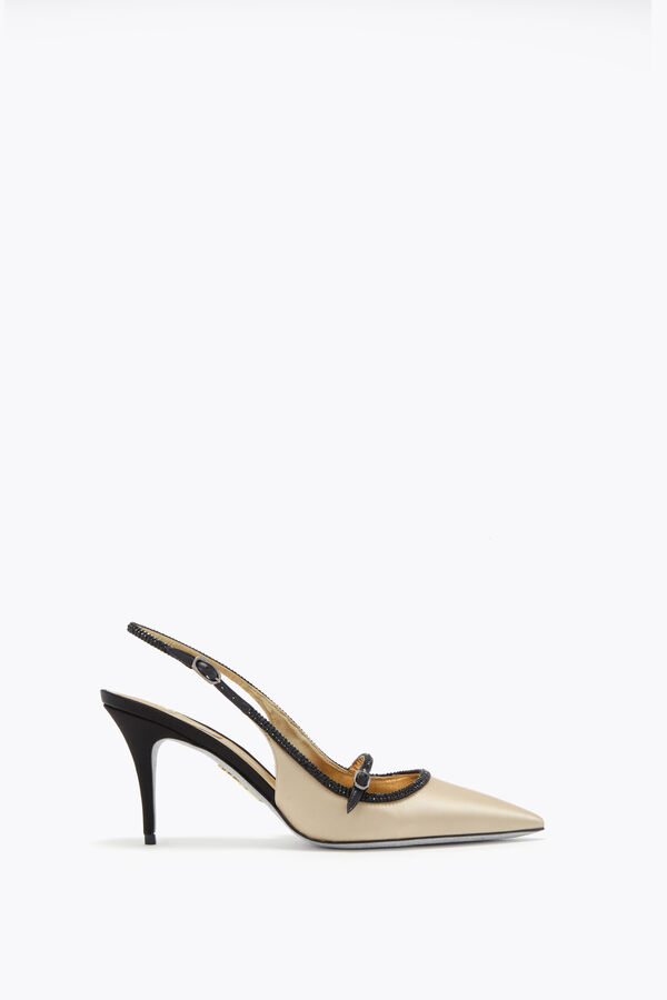 juvel lily svart och champagne slingback 80 rene caovilla